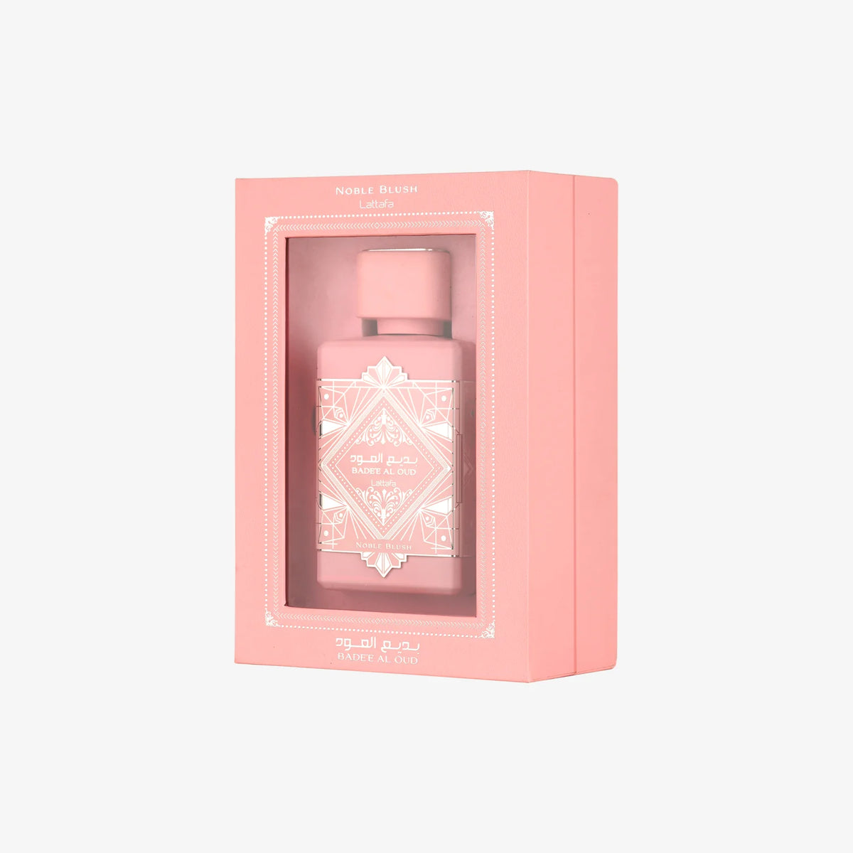 Lattafa Badee Al Oud Noble Blush Eau De Parfum Spray for Women - Pink Bottle - 100ml / 3.4 oz
