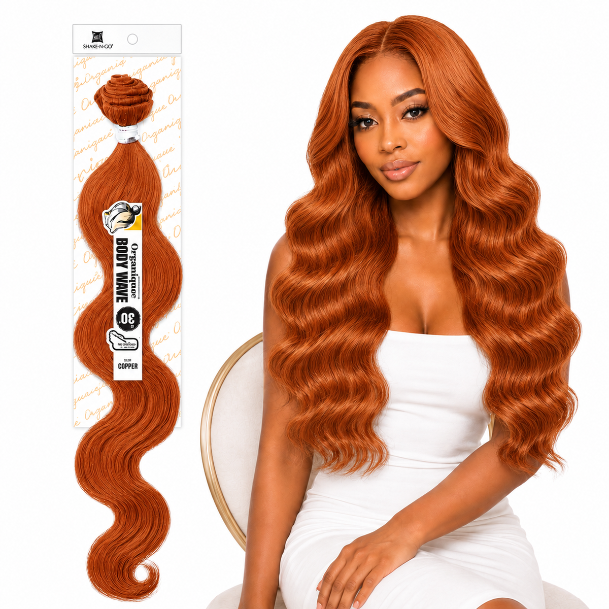 Shake-N-Go Organique Body Wave Mastermix Hair Weave (20" - 36")