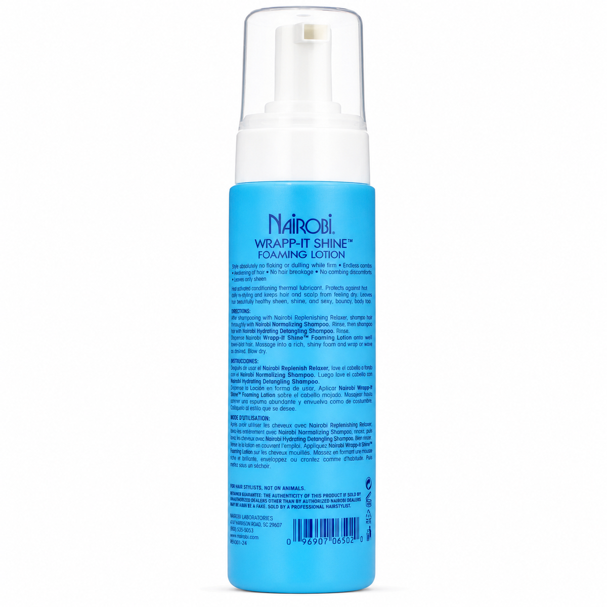 Nairobi Wrapp-It Shine Foaming Lotion - 8 oz (236 ml)