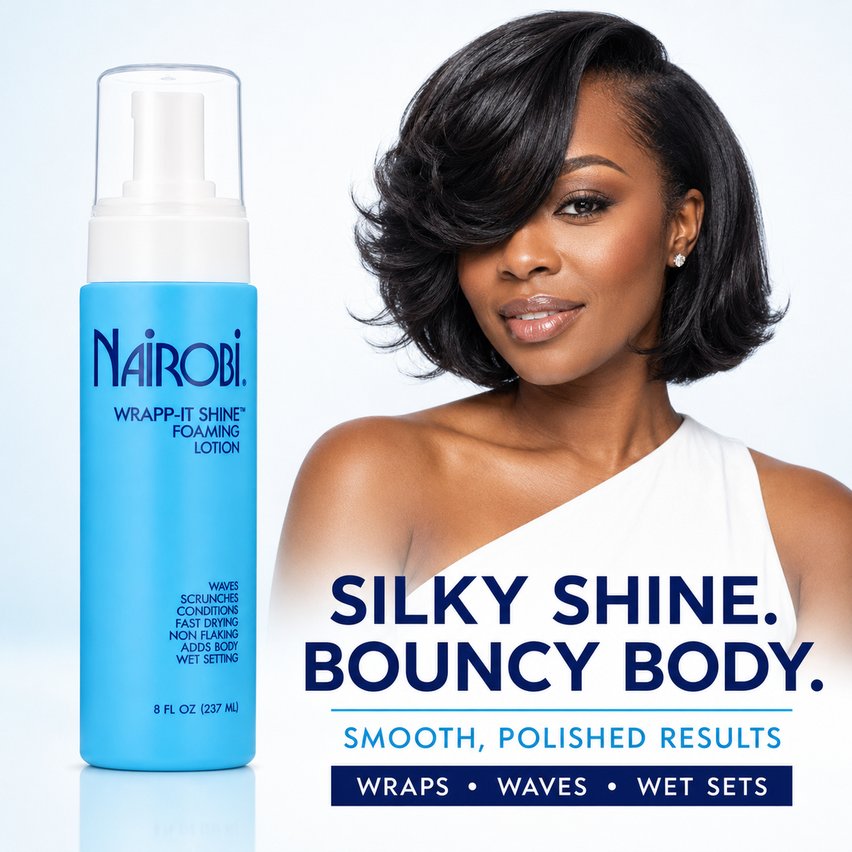 Nairobi Wrapp-It Shine Foaming Lotion - 8 oz (236 ml)