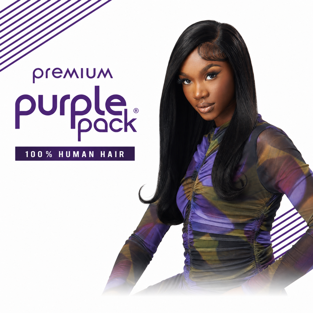 Outre Premium Purple Pack Yaki Human Hair Weave