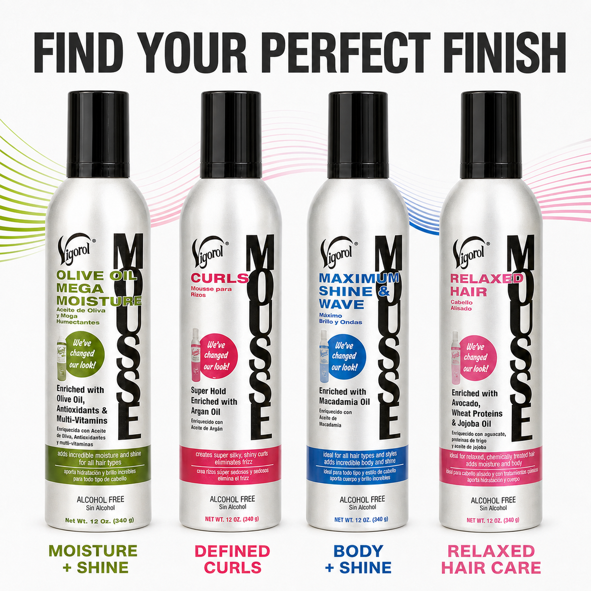 Vigorol Styling Mousse (12 oz)