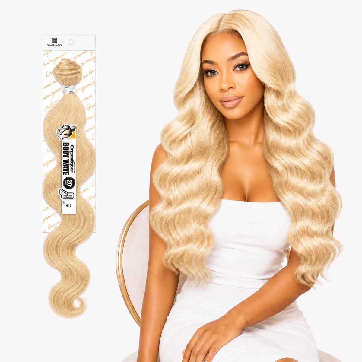 Shake-N-Go Organique Body Wave Mastermix Hair Weave (20" - 36")