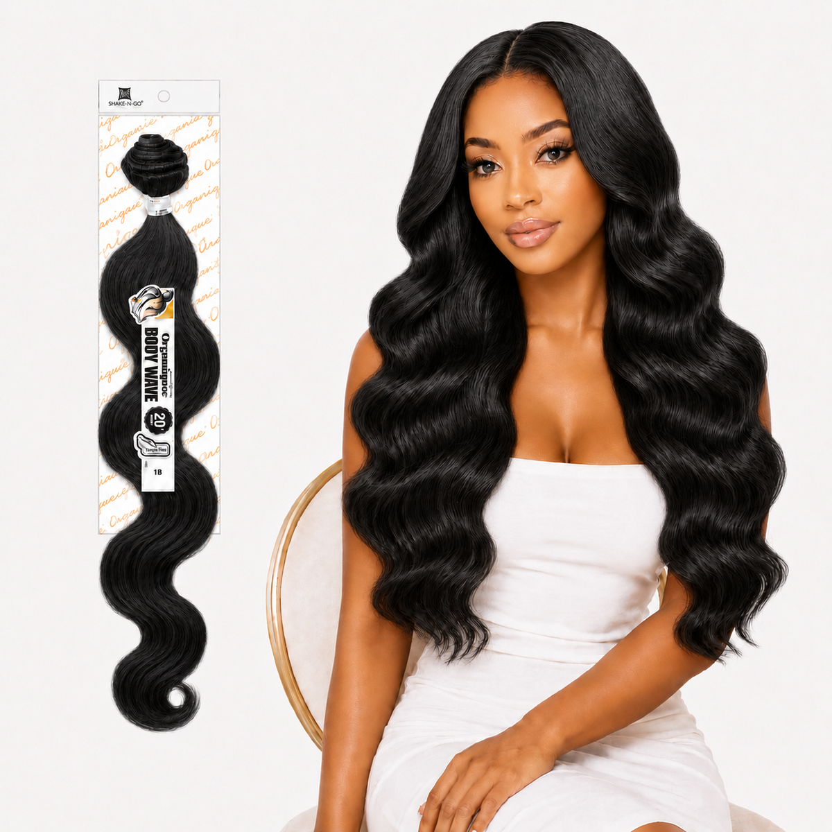 Shake-N-Go Organique Body Wave Mastermix Hair Weave (20" - 36")