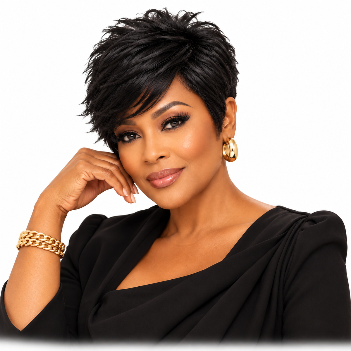 Harlem125 H-29PCS 100% Human Hair Short Cut Weave