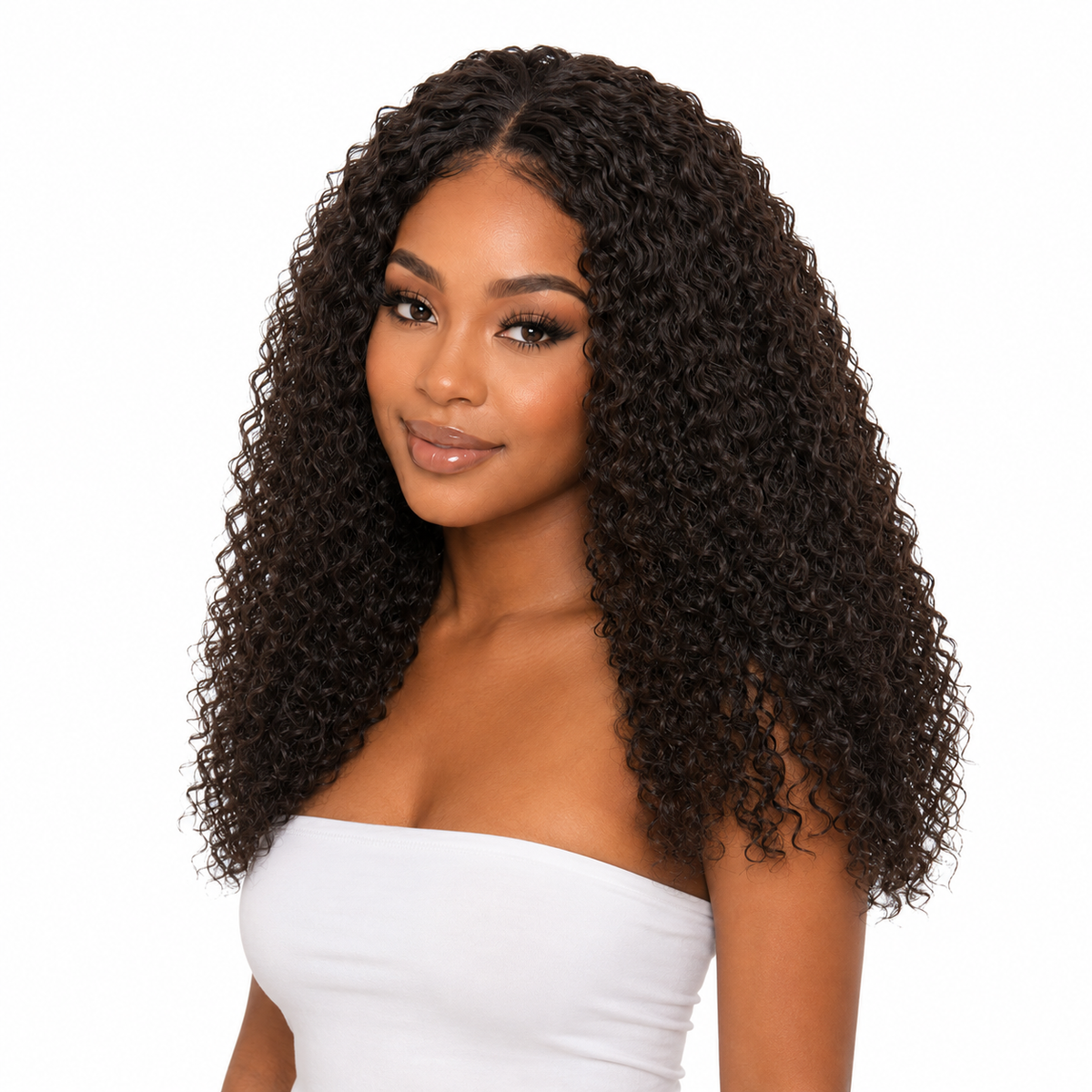 Shake-N-Go Glossy Spanish Curl 100% Virgin Remy Hair Weave (3 Bundle)