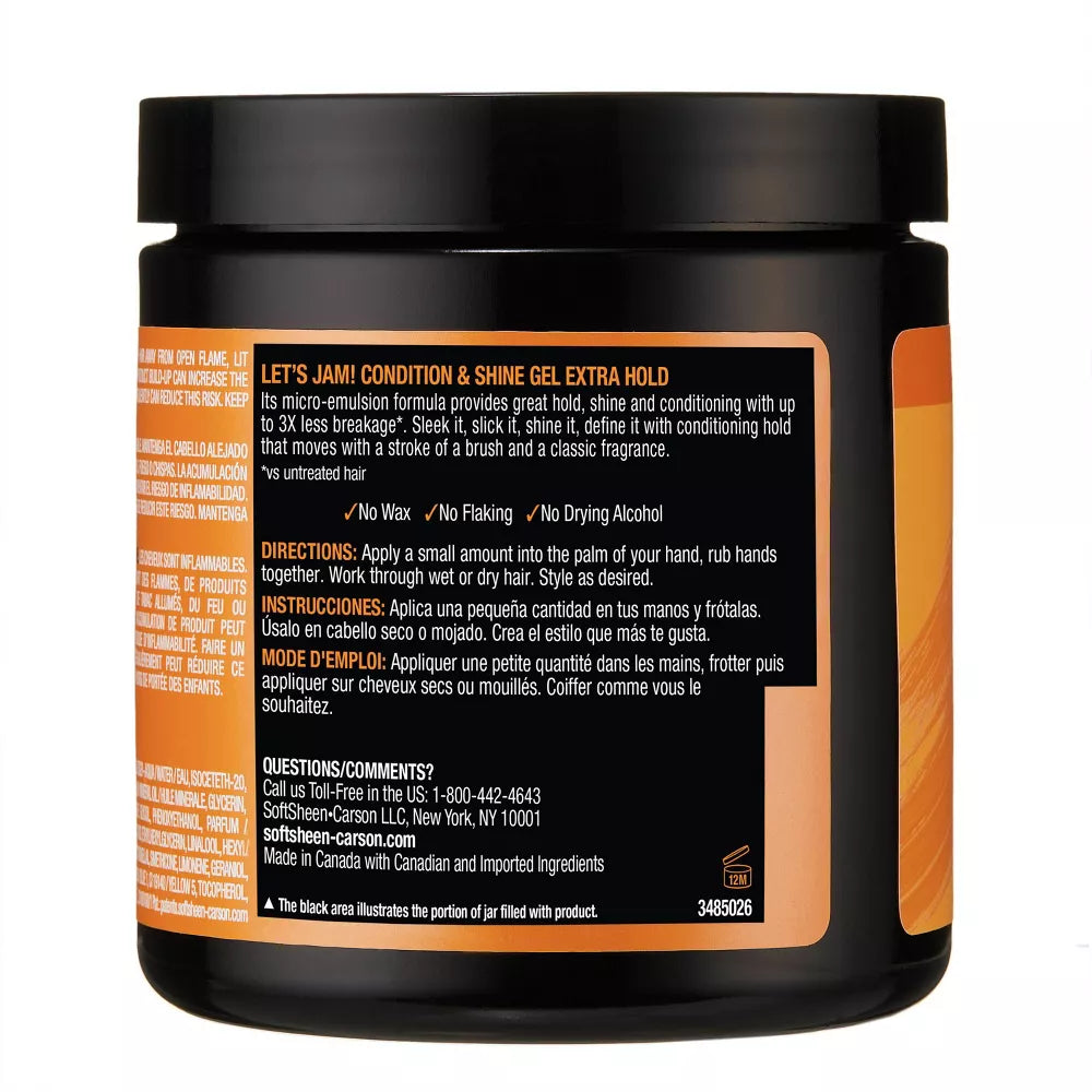 SoftSheen-Carson Let's Jam! Conditioning & Shine Gel – Extra Hold