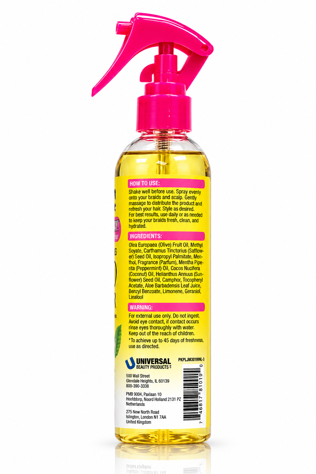 Jamaican Mango & Lime 6-in-1 Soothes & Revives Braid Refresher 8 fl oz