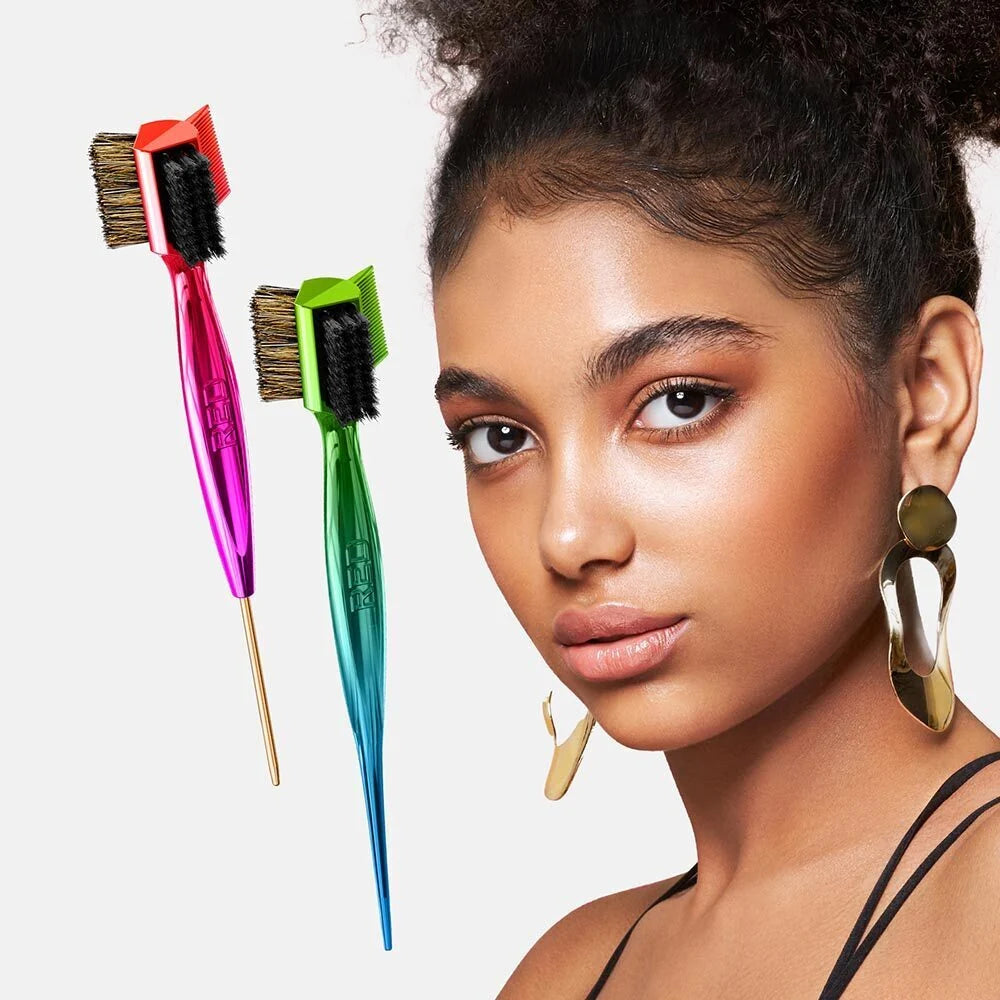 RED by KISS 4-in-1 360° Edge Brush with Pin Tail