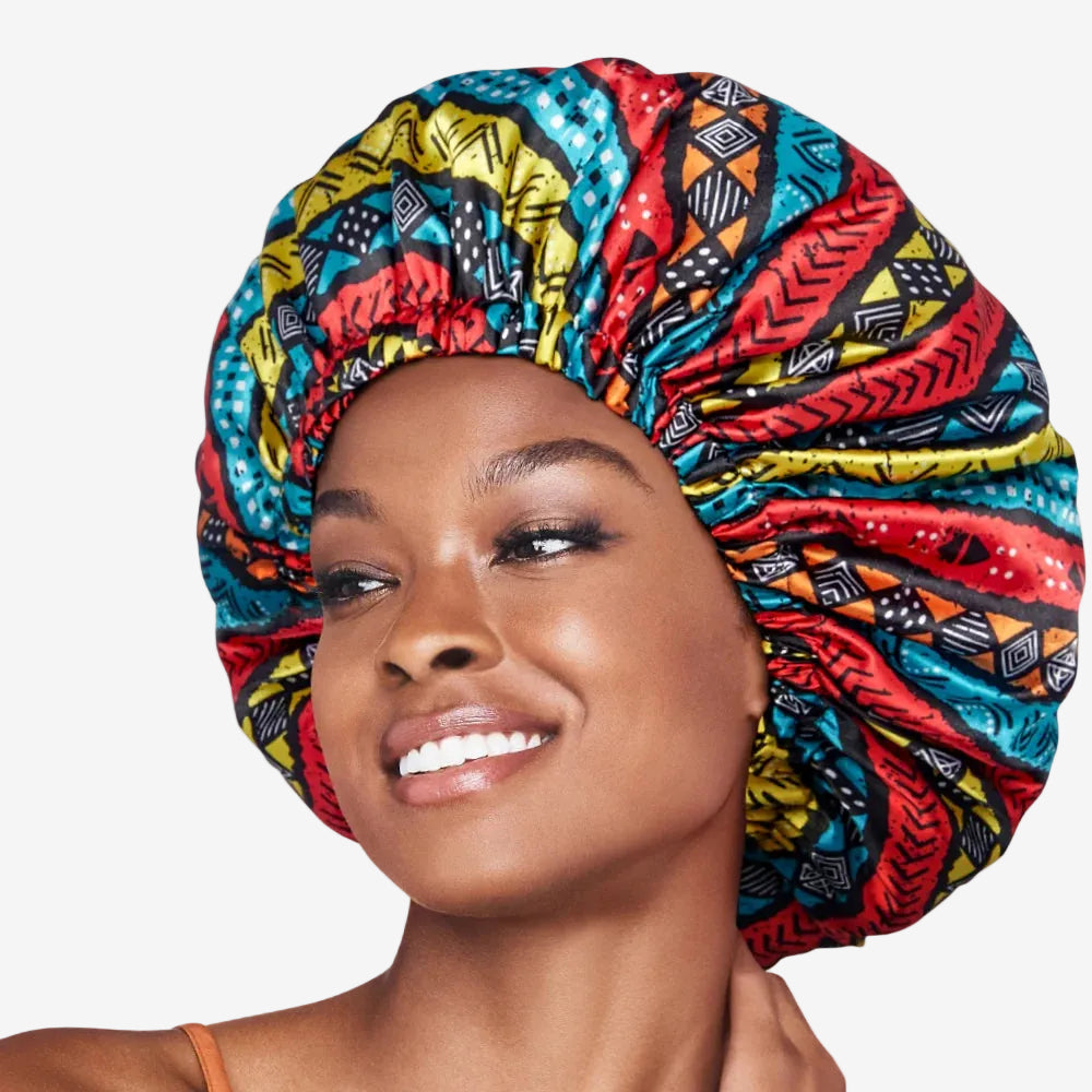 RED by KISS Reversible Silky Satin Adjustable Bonnet (XL & Braid Sizes)