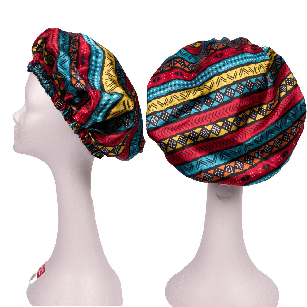 RED by KISS Reversible Silky Satin Adjustable Bonnet (XL & Braid Sizes)