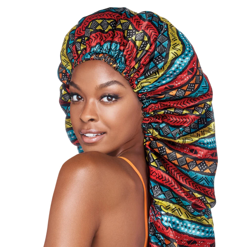 RED by KISS Reversible Silky Satin Adjustable Bonnet (XL & Braid Sizes)