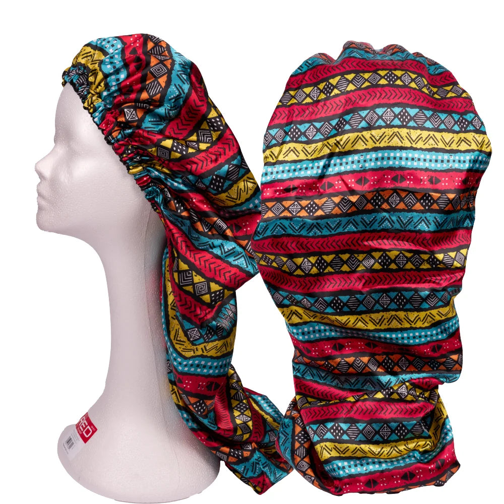RED by KISS Reversible Silky Satin Adjustable Bonnet (XL & Braid Sizes)