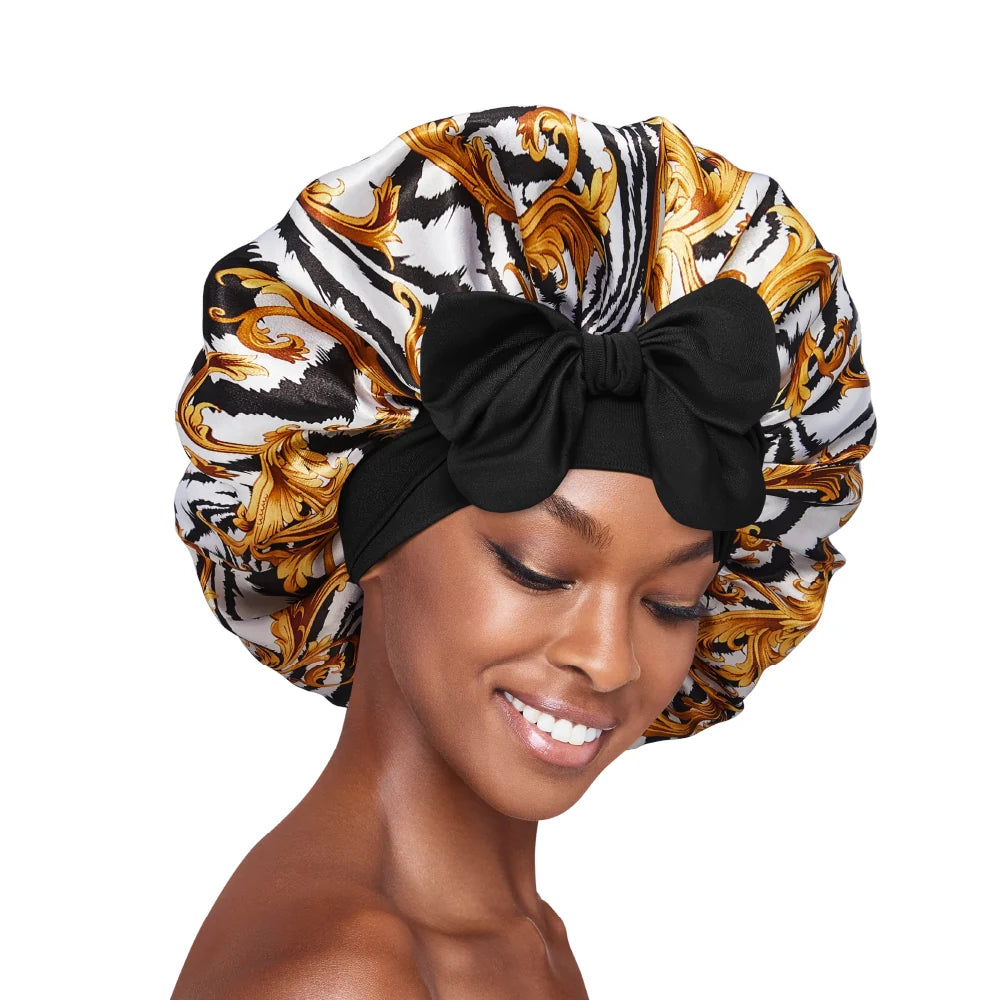 RED by KISS Adjustable Satin Bonnet with Tie Band
