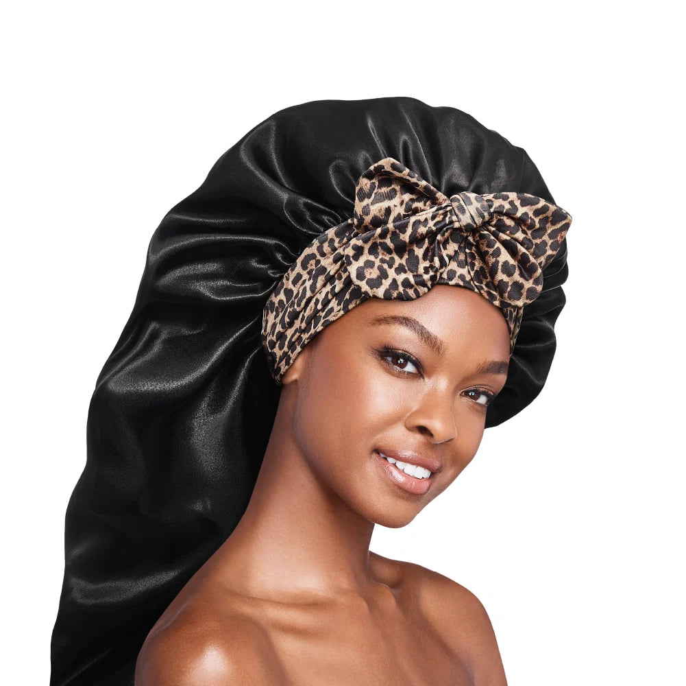 RED by KISS Adjustable Satin Bonnet with Tie Band