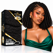 Sensationnel Empire 2X Afro Kinky Bulk Human Hair (12”–16”)