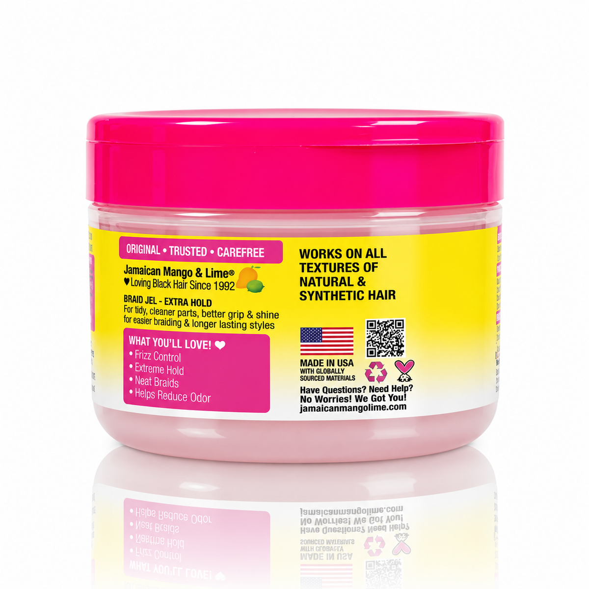 Jamaican Mango & Lime Extra Hold & Easy Braid Jel 8 oz