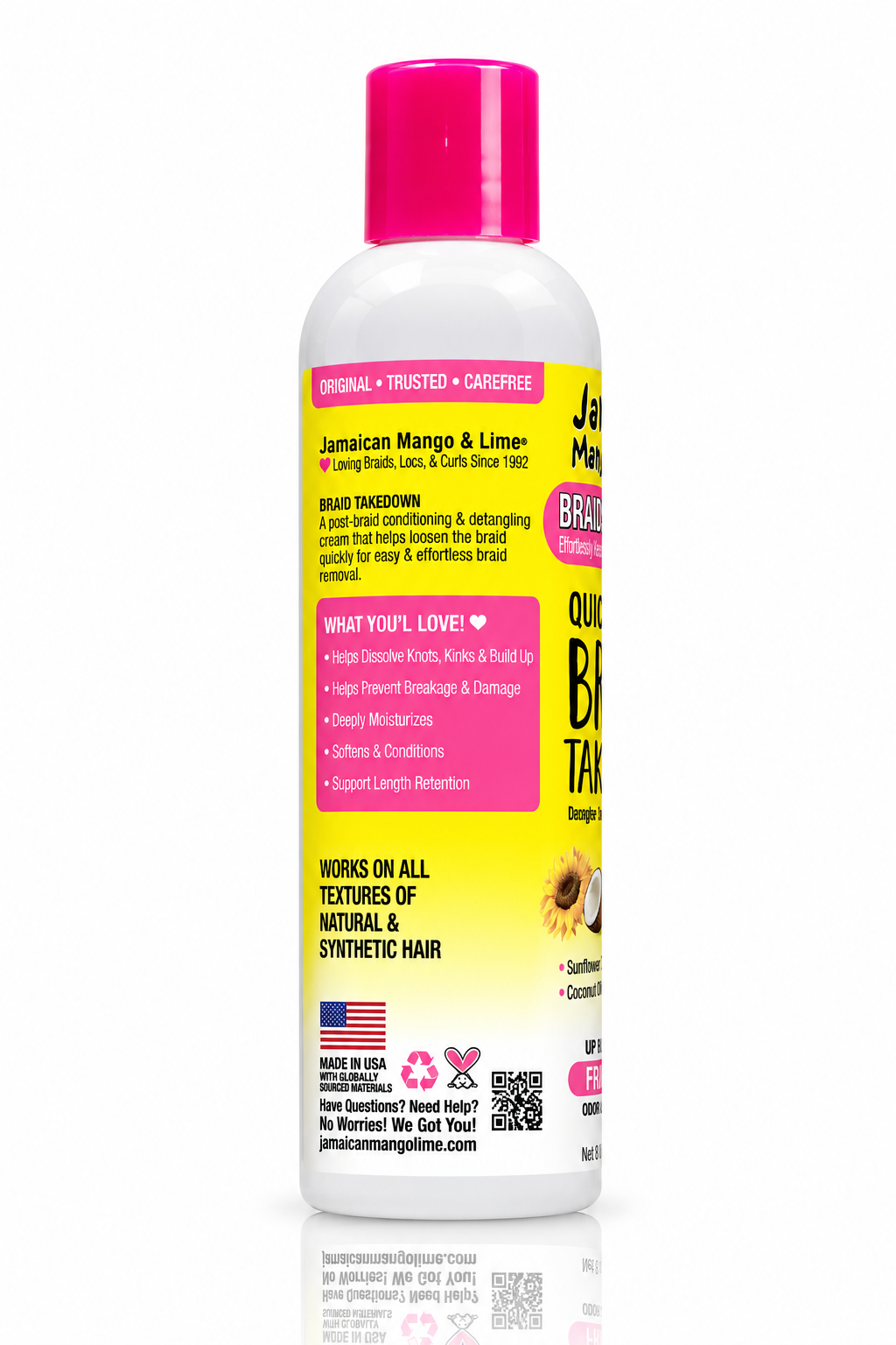 Jamaican Mango & Lime Quick & Easy Braid Takedown 8 fl oz
