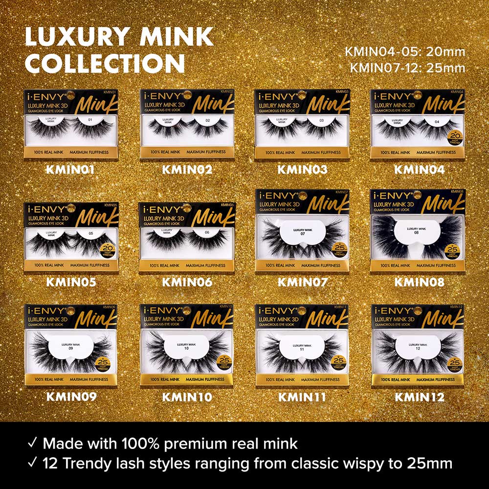 iENVY by KISS Luxury Mink Strip Lashes (20mm)