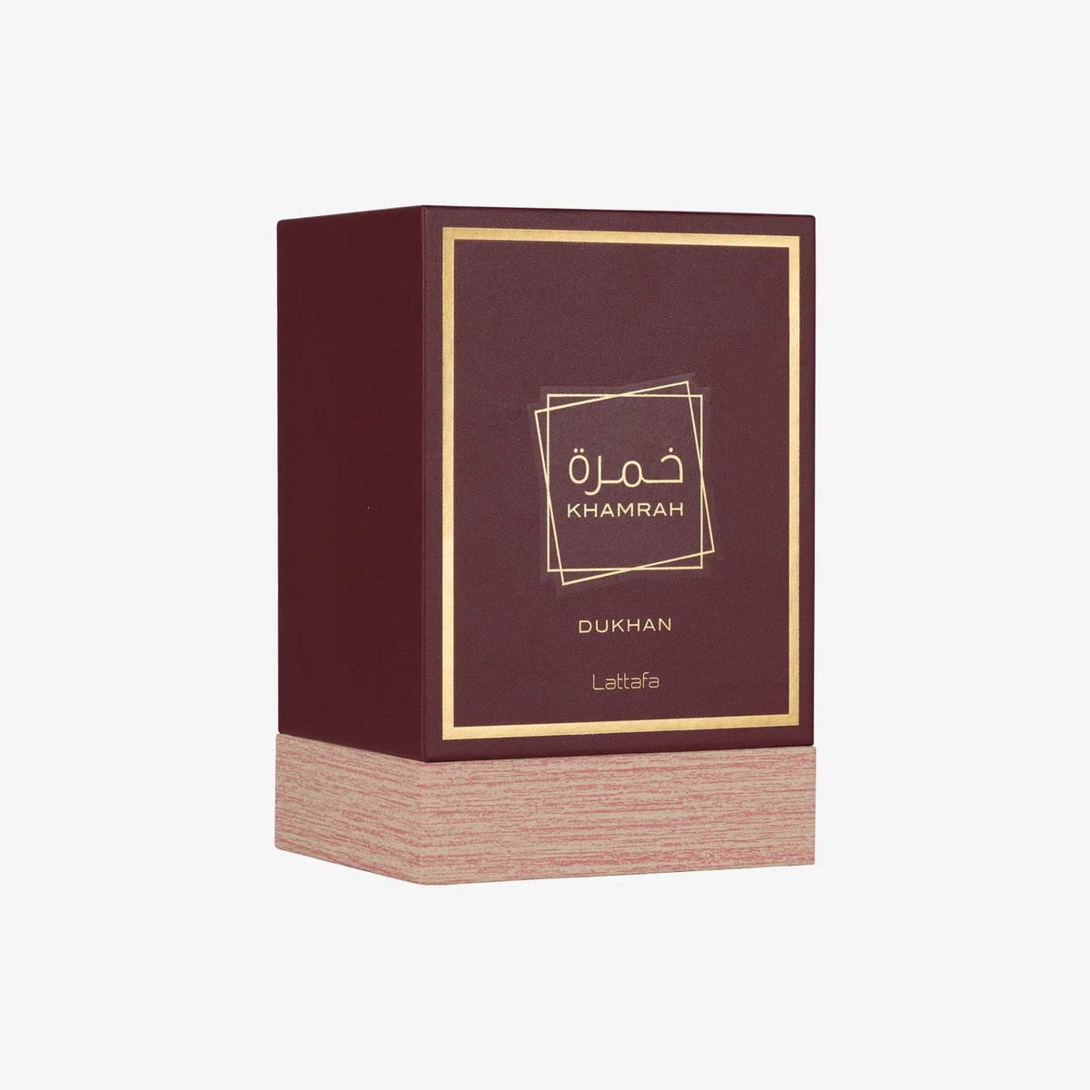 Lattafa Khamrah Dukhan Eau De Parfum Spray - Smoky Crystal Glass Bottle - 100ml / 3.4 o