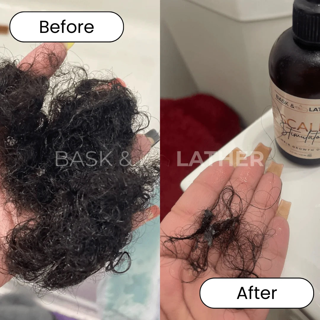 Bask & Lather Scalp Stimulator Hair Growth Oil 2 fl oz (59 ml)