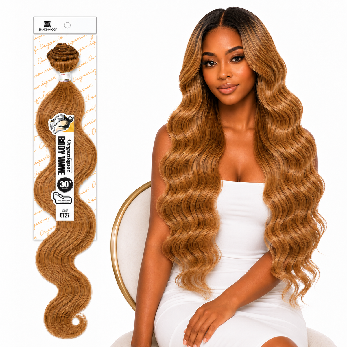 Shake-N-Go Organique Body Wave Mastermix Hair Weave (20" - 36")