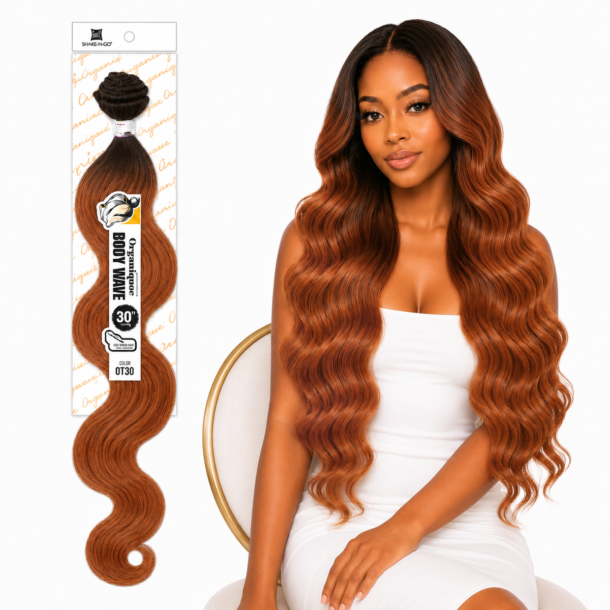 Shake-N-Go Organique Body Wave Mastermix Hair Weave (20" - 36")