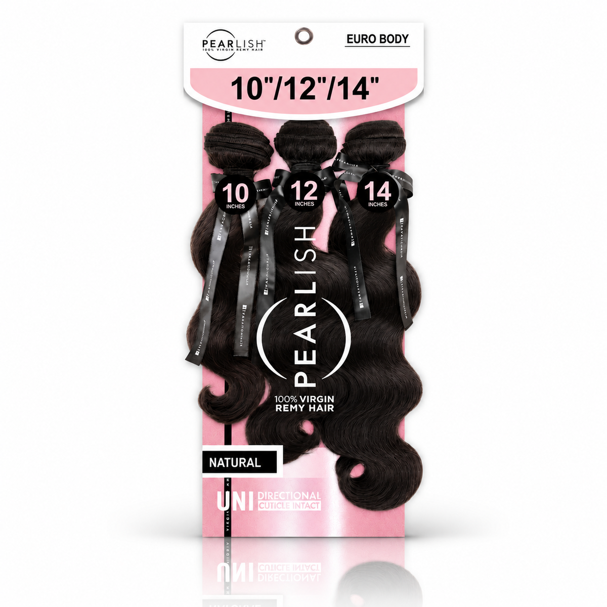 Sensationnel Pearlish Multi-Pack Euro Body 100% Virgin Remy Human Hair Weave (3 Bundle)