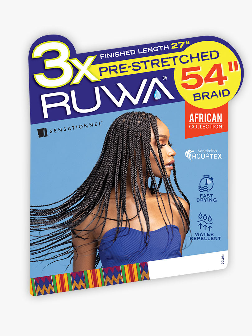 Sensationnel Ruwa 3X Braiding Hair – 54"
