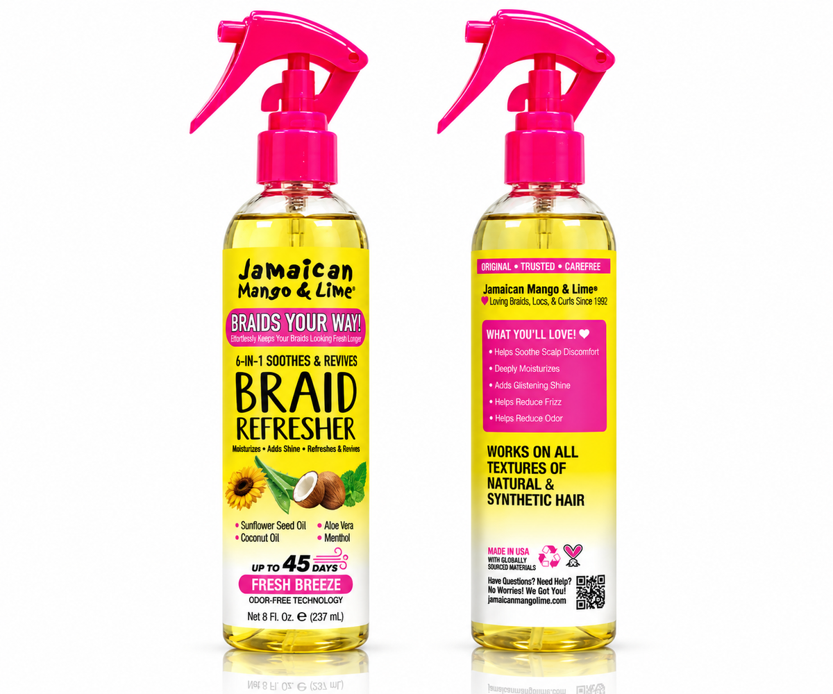 Jamaican Mango & Lime 6-in-1 Soothes & Revives Braid Refresher 8 fl oz