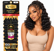 Outre X-Pression Human Feather Loose Deep 100% Human Crochet Hair – 18"