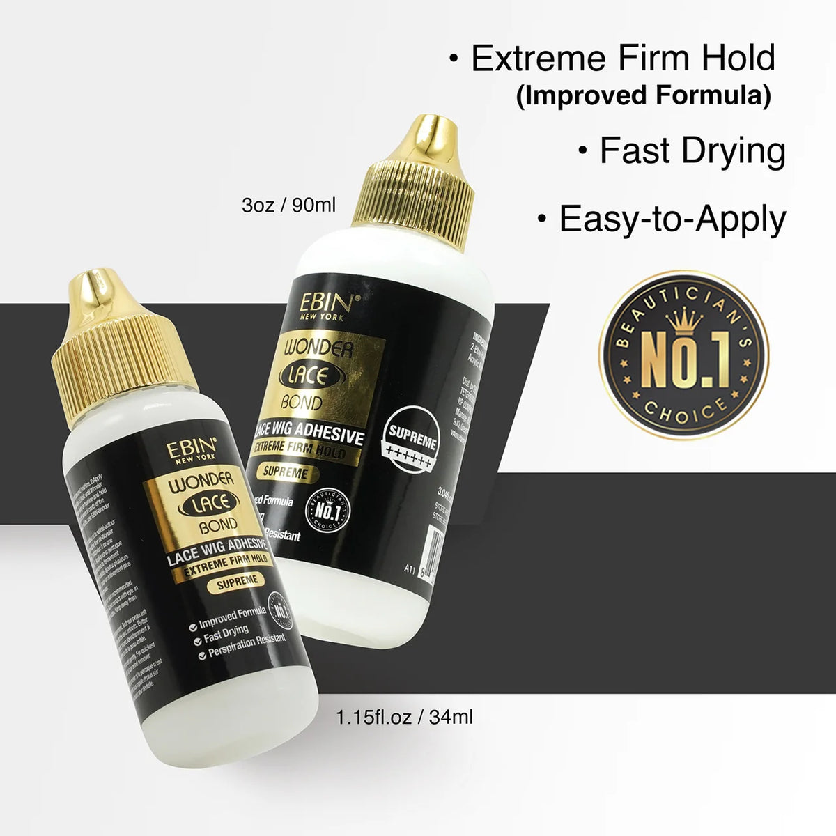 EBIN New York Wonder Lace Bond Waterproof Adhesive Supreme