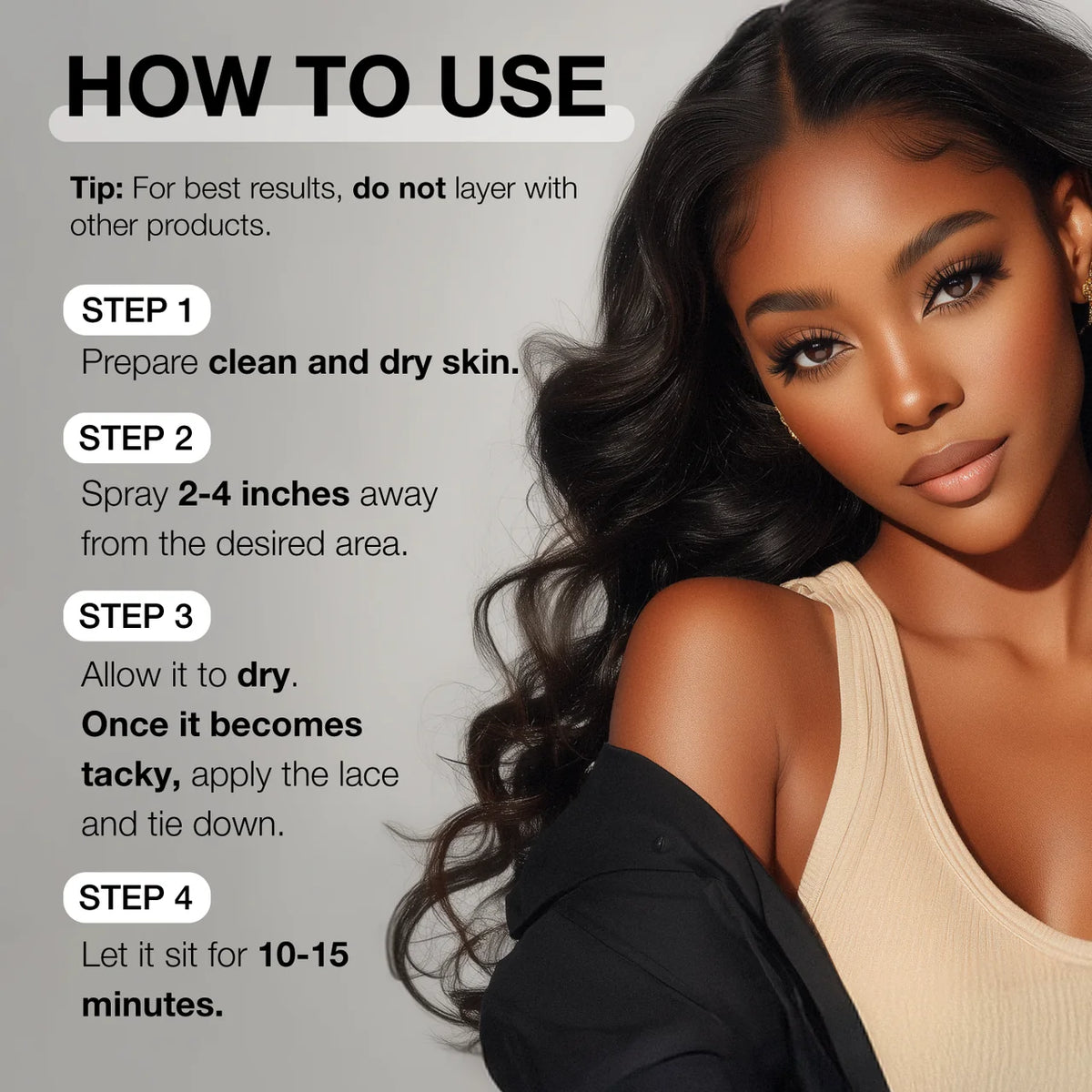 EBIN New York Wonder Lace Bond Wig Adhesive Spray Supreme