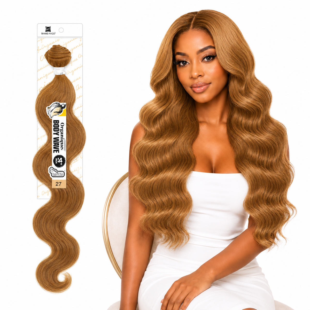 Shake-N-Go Organique Body Wave Mastermix Hair Weave (20" - 36")