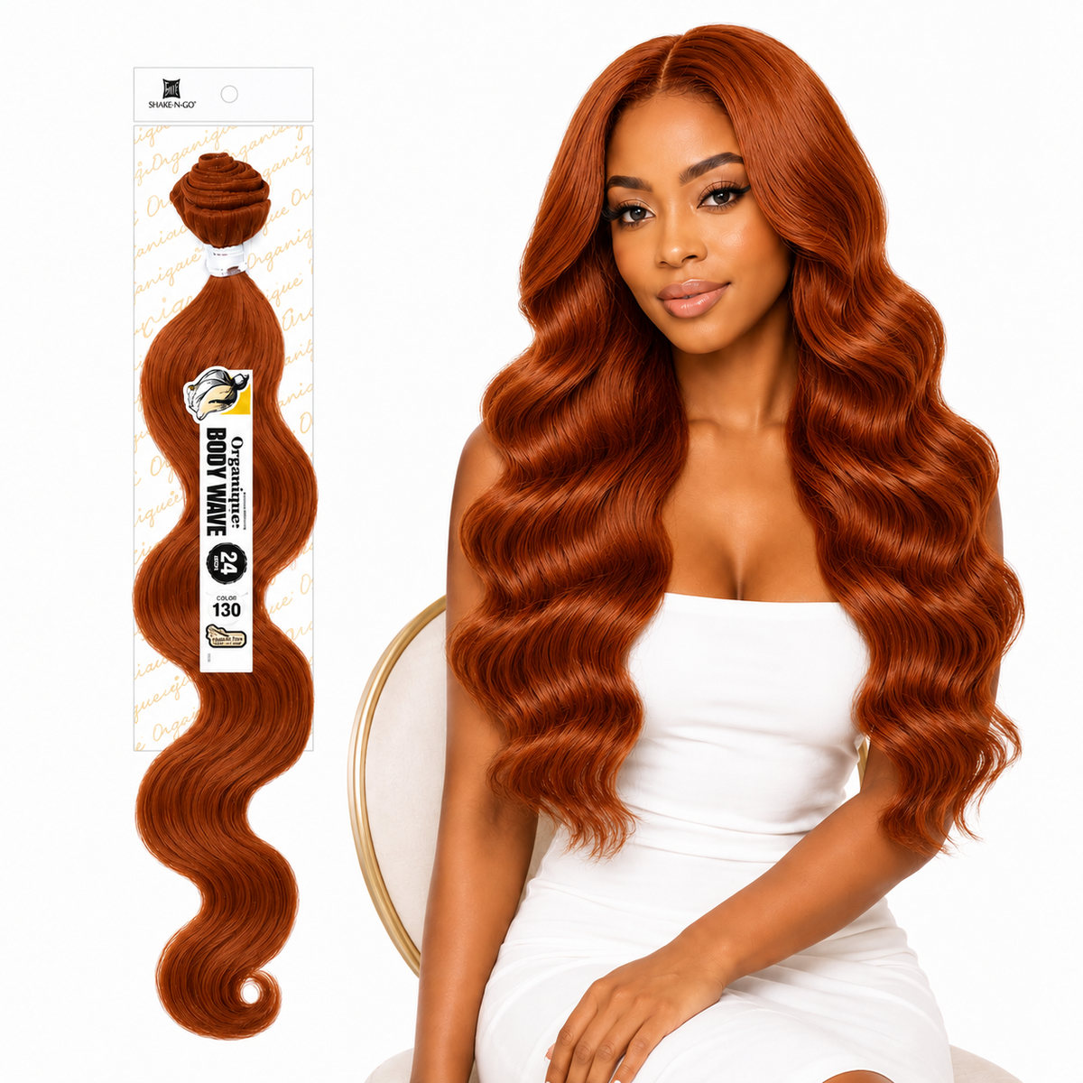 Shake-N-Go Organique Body Wave Mastermix Hair Weave (20" - 36")