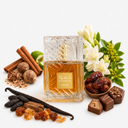 Lattafa Khamrah Eau De Parfum Spray - Crystal Glass Bottle - 100ml / 3.4 oz