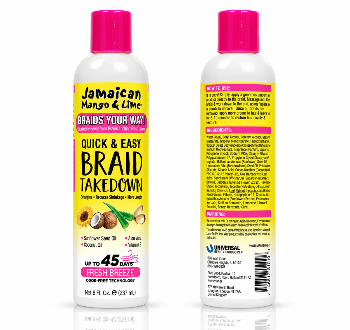 Jamaican Mango & Lime Quick & Easy Braid Takedown 8 fl oz
