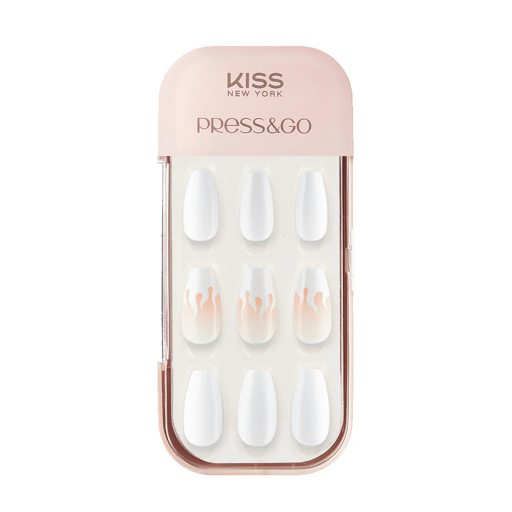 KISS New York Press & Go Nails - French Tip Coffin