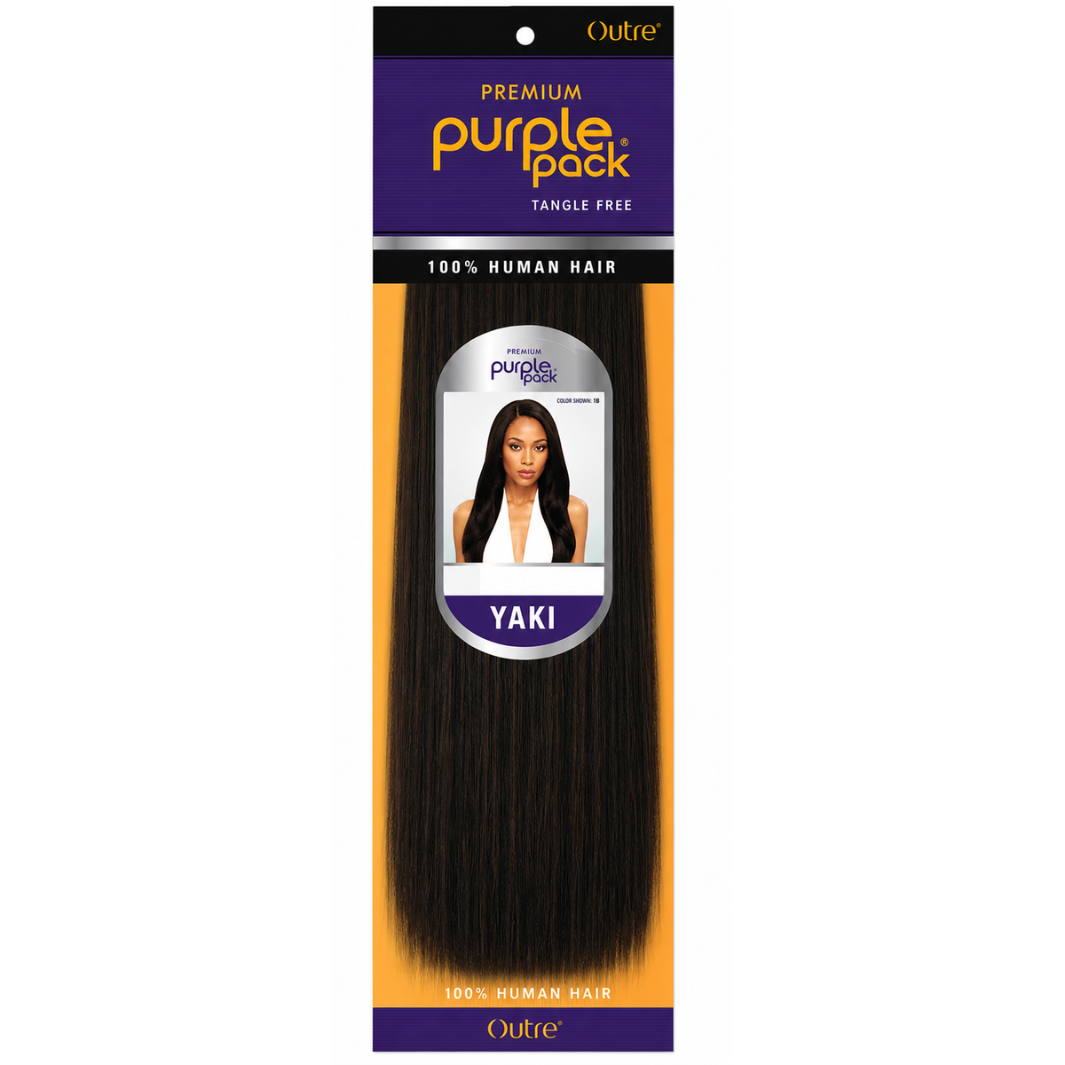 Outre Premium Purple Pack Yaki Human Hair Weave